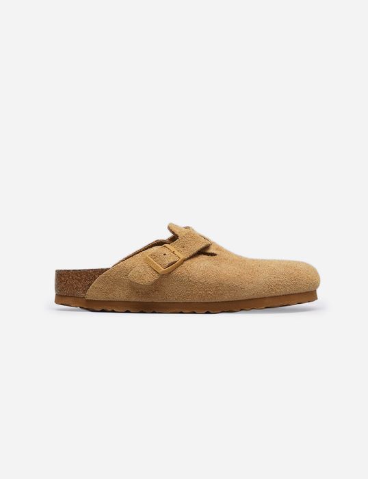 Birkenstock Boston Suede Leather Narrow Clogs 