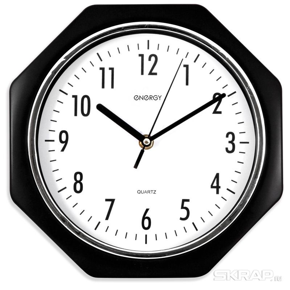 Часы настенные Energy EC-06 восьмиугольные (009306)