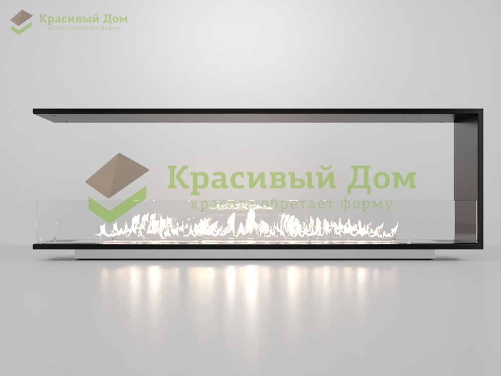 Торцевой биокамин 1600