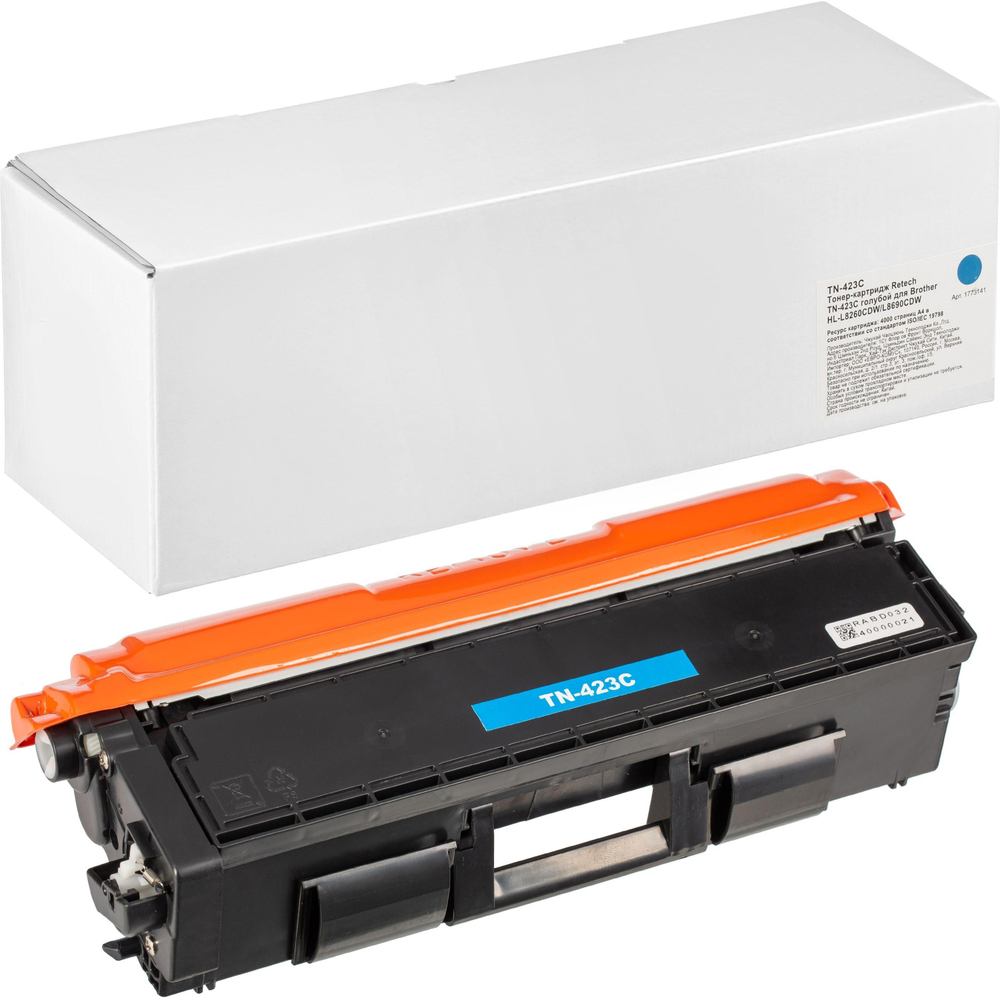 Тонер-картридж Retech TN-423C гол. для Brother HL-L8260CDW/L8690CDW