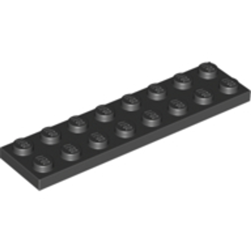Lego Плитка 2x8 (черная) 303426