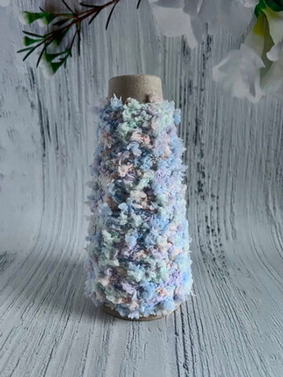 Пряжа Единорог UNICORN мультиколор с шишибриками 50 g