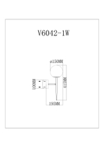 Светильник настенный Moderli V11561-1W Scrumbel