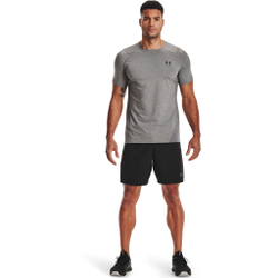Мужское теннисное поло Under Armour Heatgear Fitted T-Shirt Men - Grey