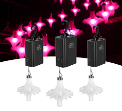 Kinetic Light 50×45 см — кинетический световой цветок с одной лебёдкой RGBW