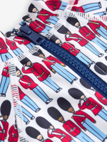 Костюм плавательный слитный для мальчика Next AG2-975, Голубой, Красный