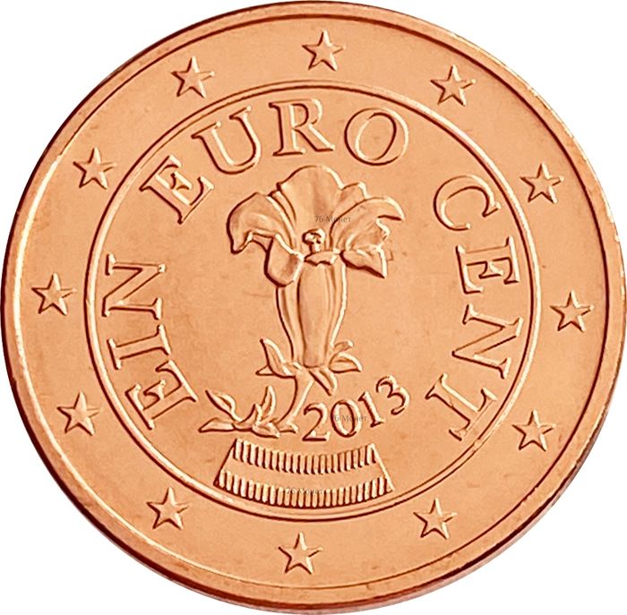 1 евроцент 2013 Австрия (1 euro cent)