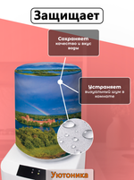 Чехол на бутыль 19 л для кулера с рисунком