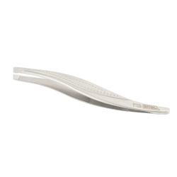 Пинцет Nippon Nippers T-08 для бровей скошенный узкий хват 95мм