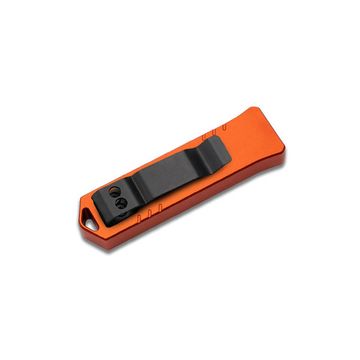 Автоматический нож Boker 06EX267 USB OTF 2.0 Burnt Orange с клинком из стали D2, рукоять Анодированный алюминиевый сплав (6061 T-6 Aluminium)