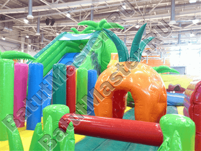 Надувной коммерческий батут "Джунгли"