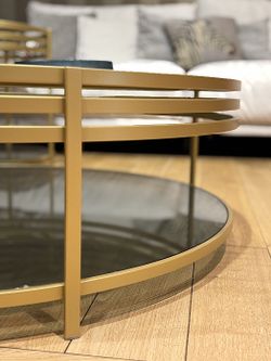 Столик "Риенцо" латунь большой