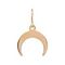 Лунница подвеска из золота, вид спереди