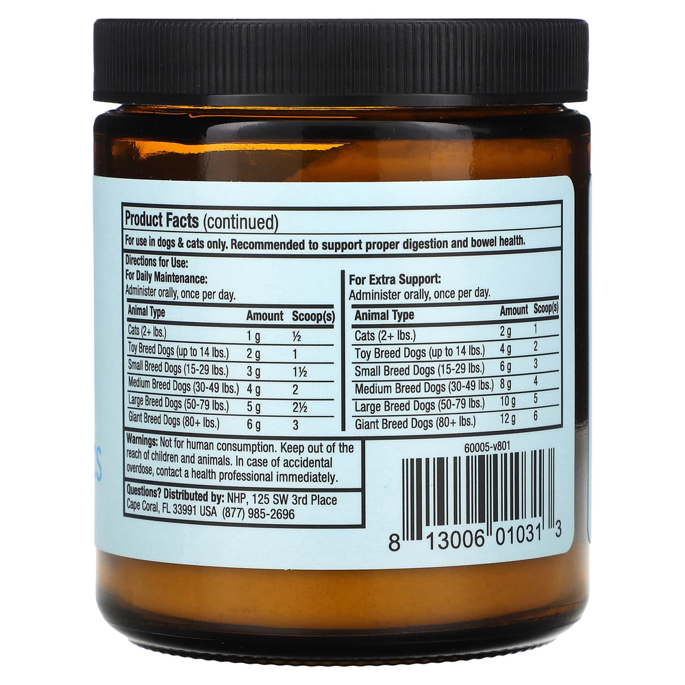 Dr. Mercola, Bark & Whiskers™, полноценный пробиотик, для кошек и собак, 90 г (3,17 унции)