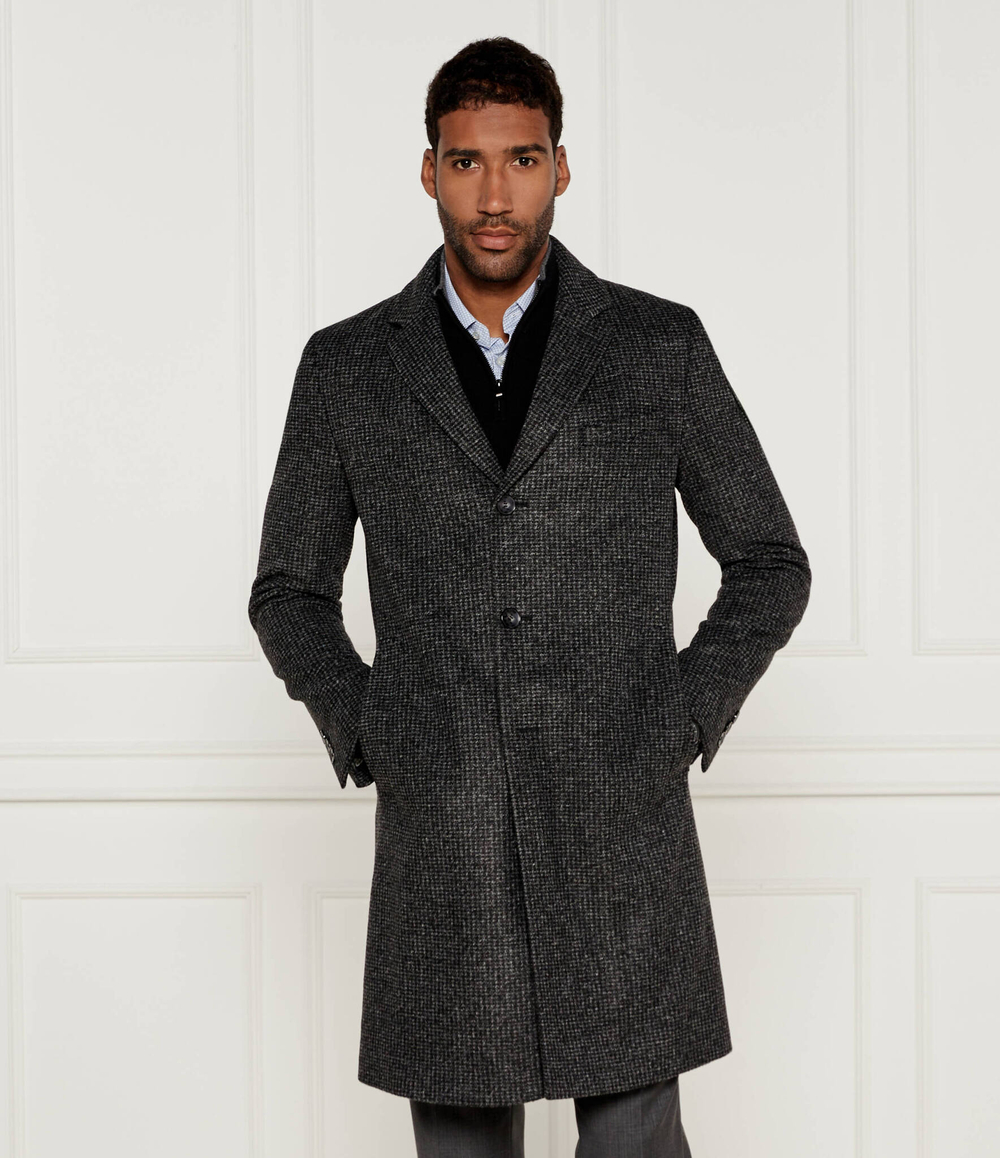 Пальто H-Hyde BOSS BLACK - серый(50528132)