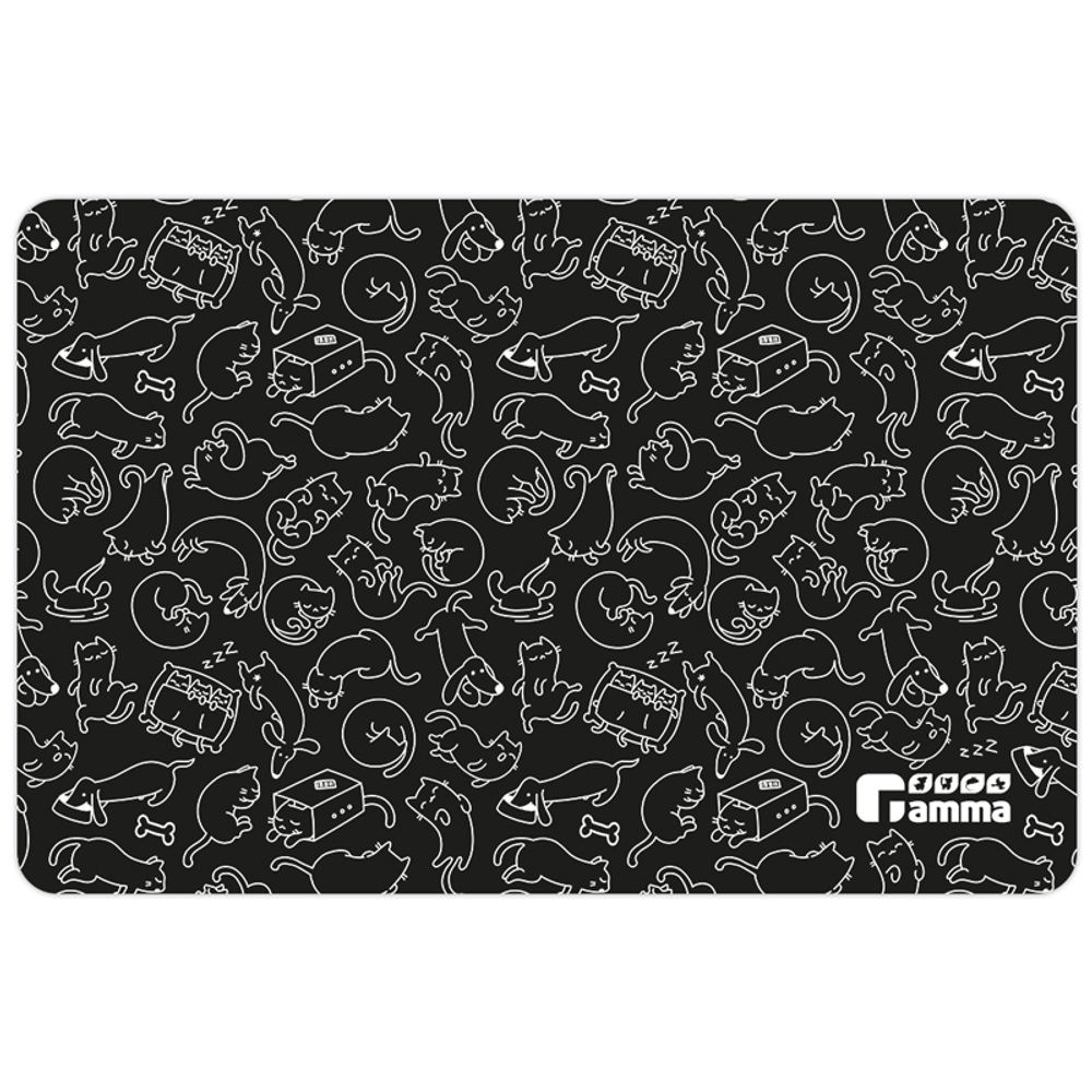 Коврик под миску "Котопёс", 430*280мм