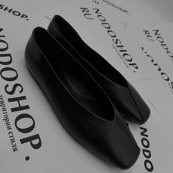 Туфли женские натуральная кожа артикул 8059-1 цвет"чёрный"