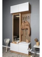 Прихожая с зеркалом комплект мебели 100х41,4х236 см
