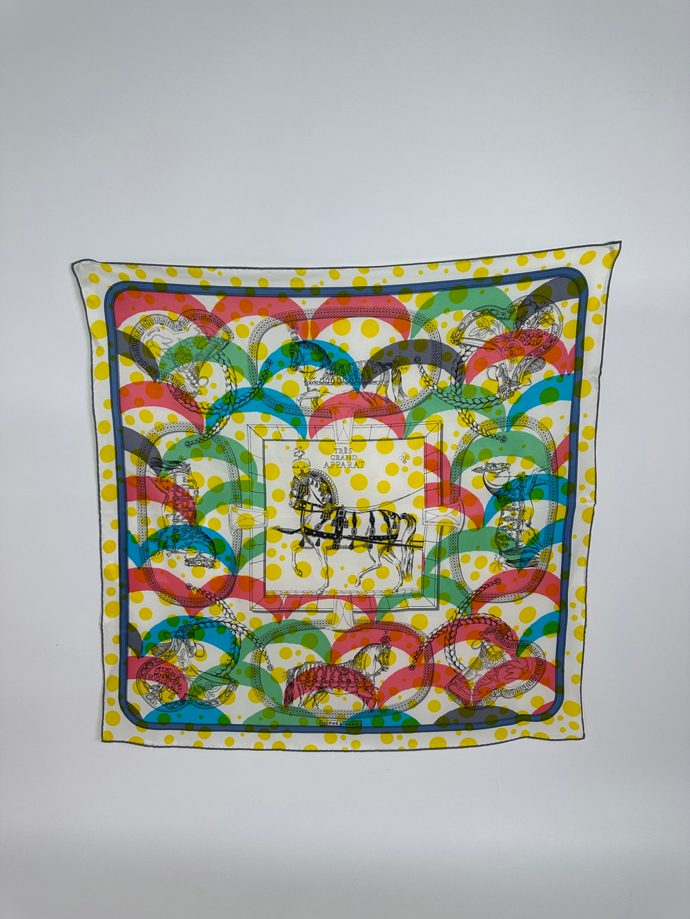 Платок Hermes Tres Grand Apparat