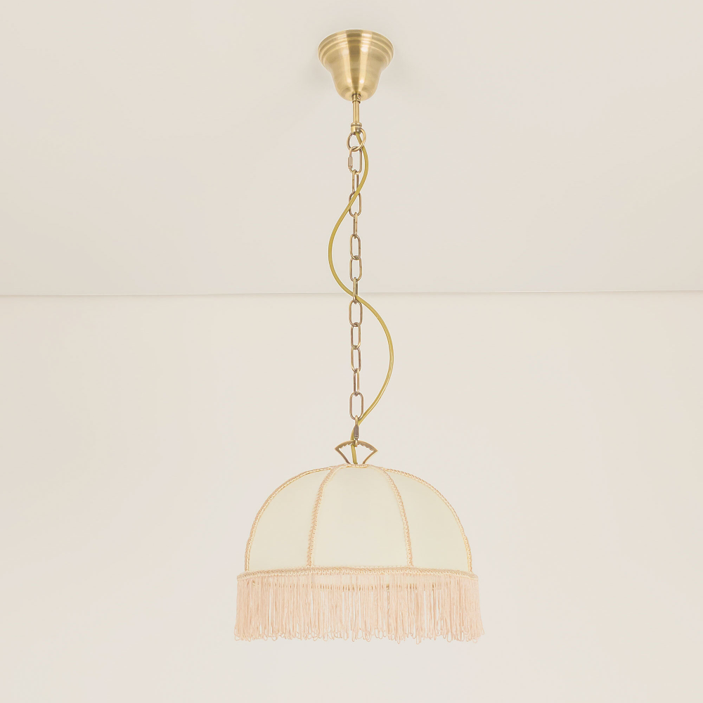 Citilux Базель CL407111 Подвесной светильник с бежевым абажуром