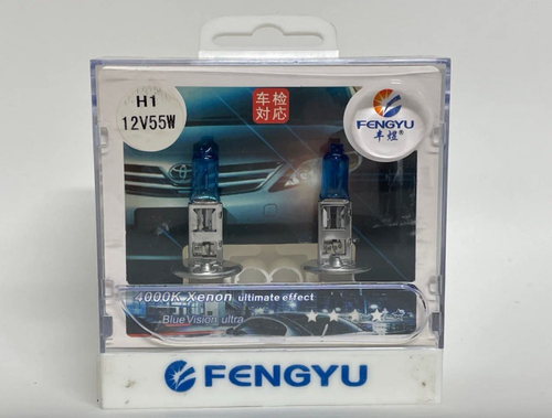 H1 (55W) / Галогенная лампа H1 55W РИМСКИЕ FENGYU Blue Vision Ultra 12V (2 шт. / комплект)