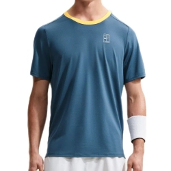 Теннисная футболка Nike Court Advantage Dri-Fit Tennis - new slate/laser orange/white