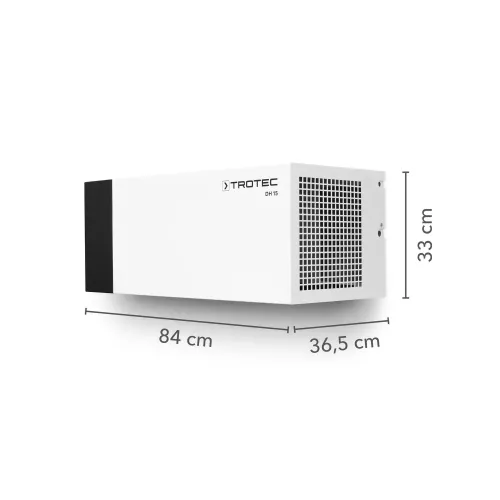Осушитель воздуха TROTEC DH 15 - [до 22 л. за сутки / для S≈90 м²]