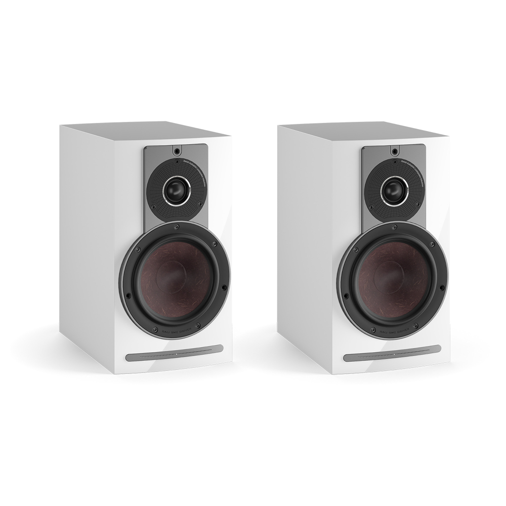 Dali Rubicon 2 C White High Gloss — активная беспроводная полочная акустическая система (пара)