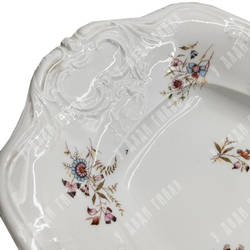 Большое антикварное сервировочное блюдо. Фаянс, деколь. Германия. Adolph Shneider Goerlitz. Нач. XX.