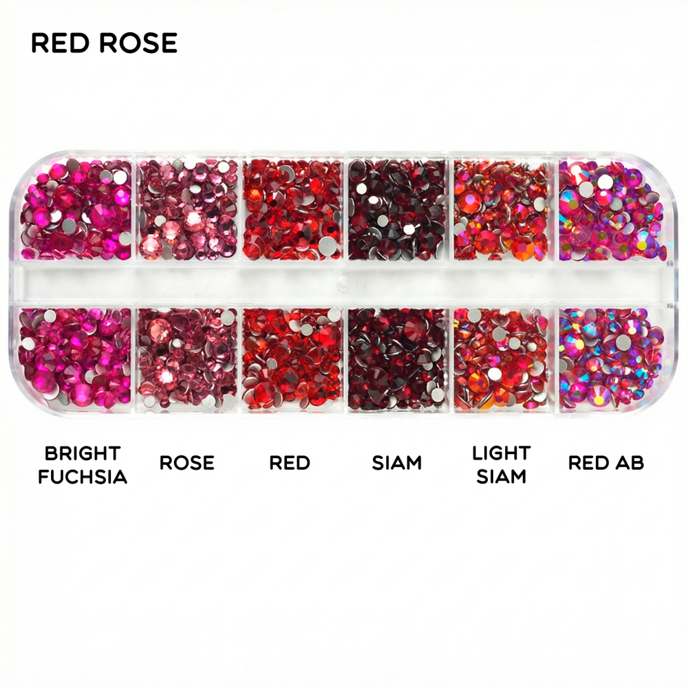 Набор страз RED ROSE