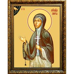 Мария Цейтлин преподобномученица, монахиня. Икона на холсте.