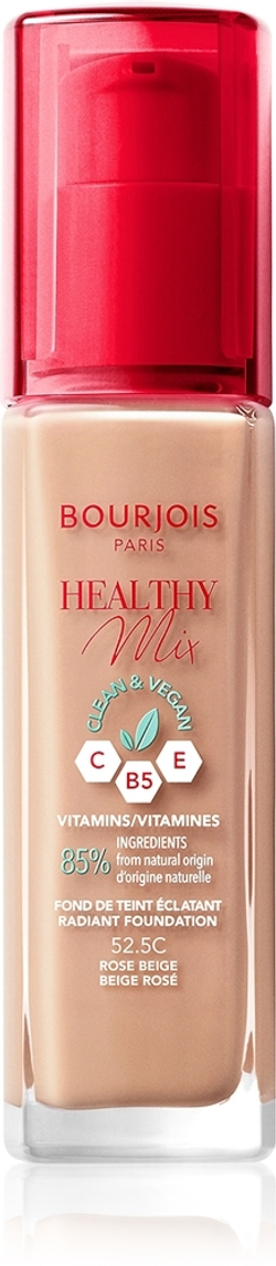 Bourjois Healthy Mix - осветляющий увлажняющий тональный крем 24 часа., 30 ml