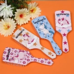 Расчёска массажная «Stylish hair - Единорожки», микс 4 вида, 24*7,5см