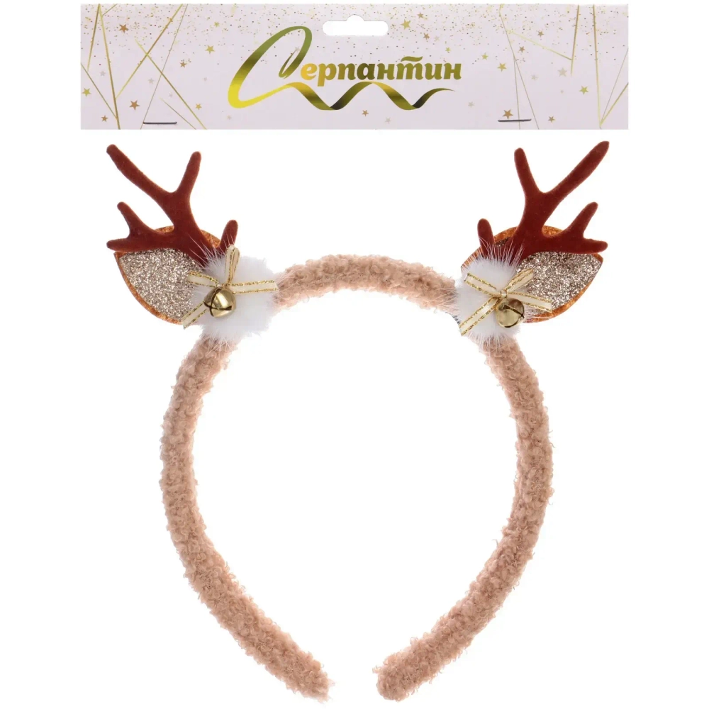 Ободок карнавальный «Милые рожки» 15*20 см, в ассортименте