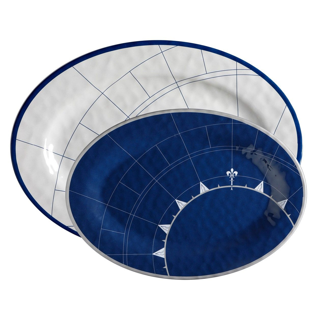 Небьющиеся оовальные тарелки Pacific, 2 шт (10268398)