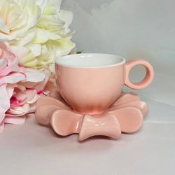 Lenardi 164-084 Чашка 220мл с блюдцем в под.уп.(х24)Фарфор