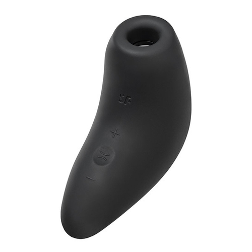 Черный вакуум-волновой бесконтактный стимулятор клитора 11,6см Satisfyer Magnetic Deep Pulse