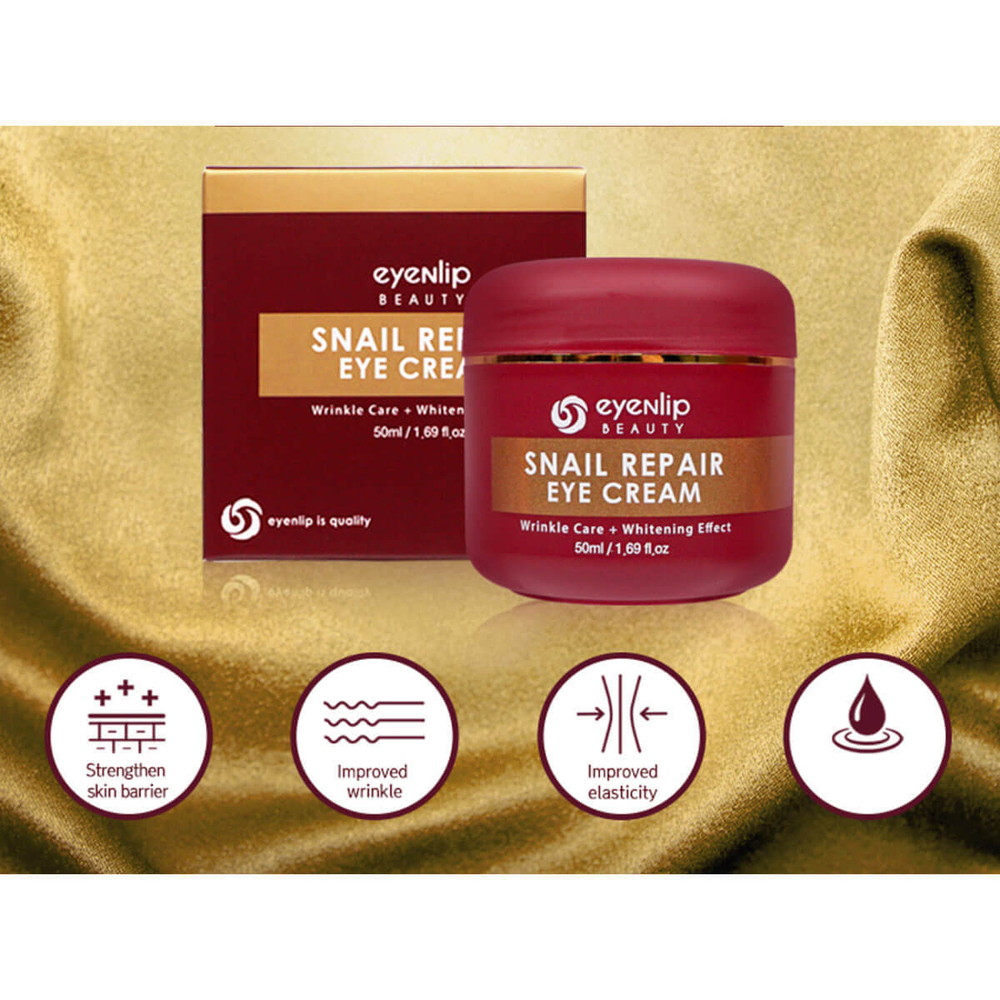 Eyenlip Snail All In One Repair Cream многофункциональный восстанавливающий улиточный крем