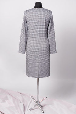 Трикотажное платье 2877АЕА, ромб #201Р052877АЕА