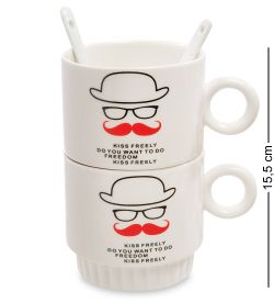 GAEM Art MUG-149/3 Набор из двух кружек «Поцелуйчик»