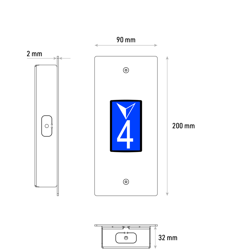 Пост индикации ECLASER ЕС3030 GENEMEK.
