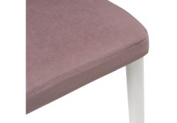 Стул на металлокаркасе Kora white / light purple