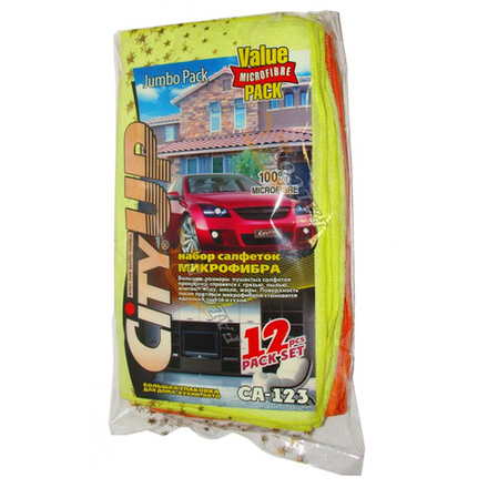 Салфетка микрофибра 35-40 CA-123 (12/30шт)