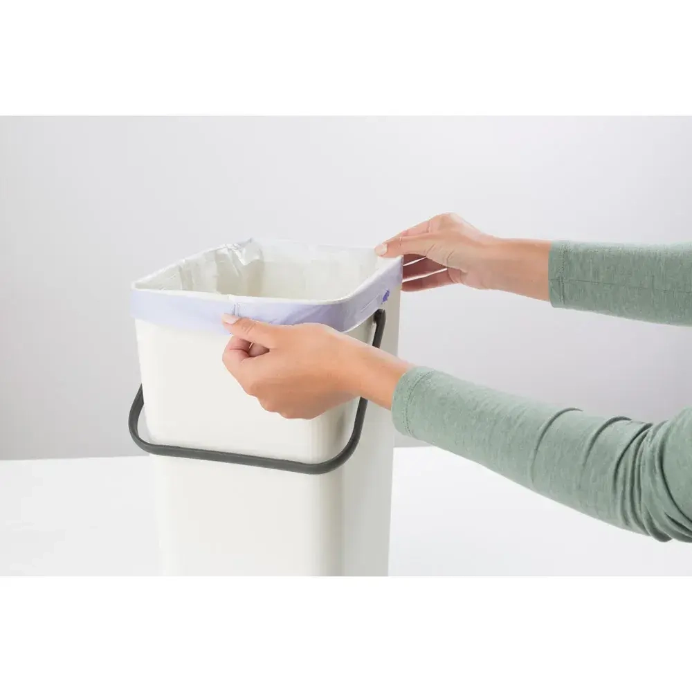 Brabantia Контейнер для мусора Sort & Go 16л белый