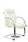 Кресло Бюрократ T-9927SL-LOW-V слоновая кость кожа низк.спин. полозья металл хром