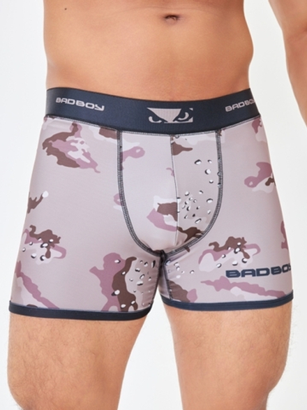 Плавки/Боксеры мужские Bad Boy коричневый камуфляж
