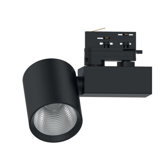 Светодиодный светильник Feron AL148 трековый на шинопровод 20W 4000K 35 градусов черный, 3х фазный