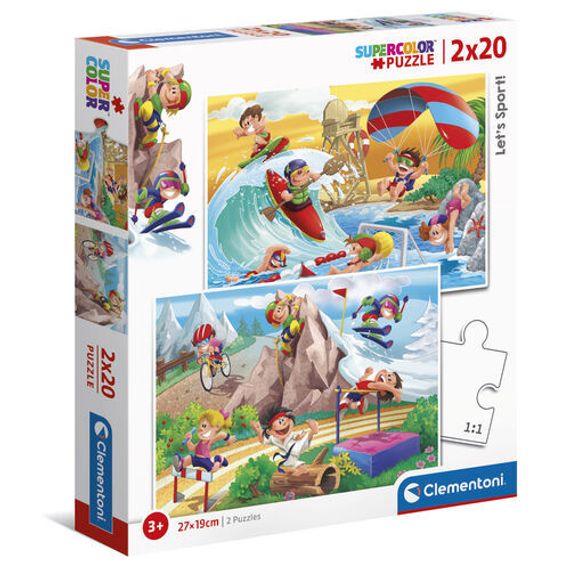 Puzzle PZL 2X20 LET&#39;S SPORT!