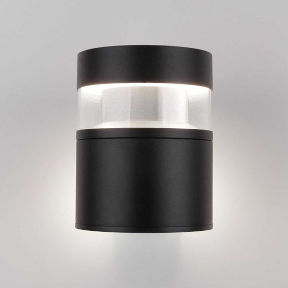 Уличный настенный светодиодный светильник Elektrostandard 1530 Techno Led чёрный a052244