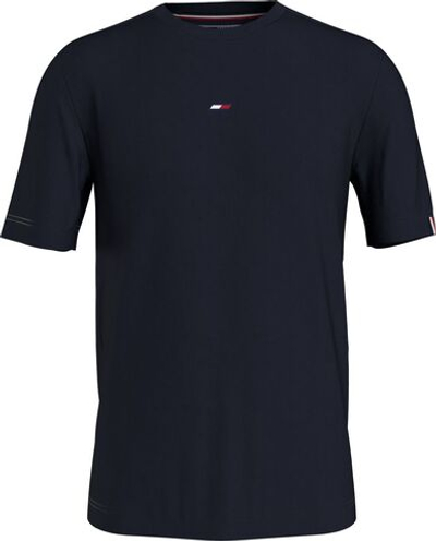 Футболка мужская теннисная Tommy Hilfiger Essentials Small Logo SS Tee - desert sky